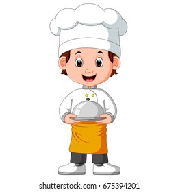 boy chef cartoon