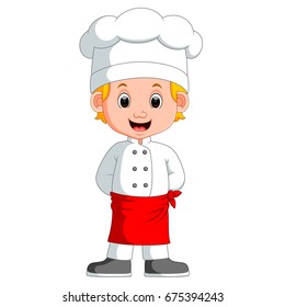 Boy Chef Cartoon