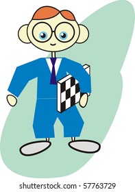 Boy with chess