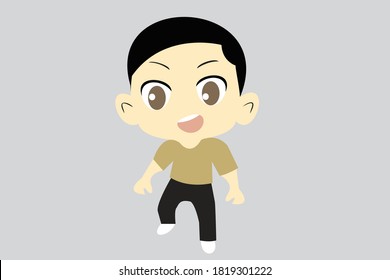 Boy Chibi Character Vector 1