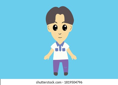 Boy Chibi Character Vector 6
