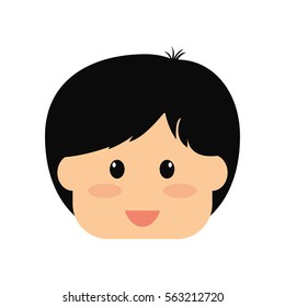 boy child icon image vector illustration design 
