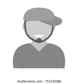 Boy in Chin Strap