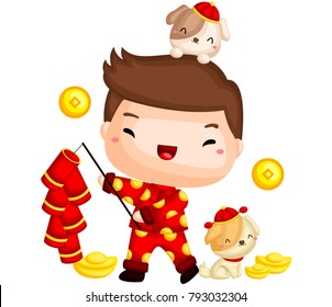 Boy Chinese New Year