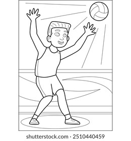 boy coloring book page for kids and adults creative coloring mindful relaxation activity