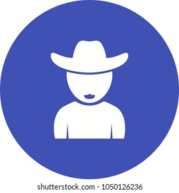 Boy in Cowboy Hat