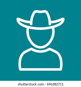 Boy in Cowboy Hat