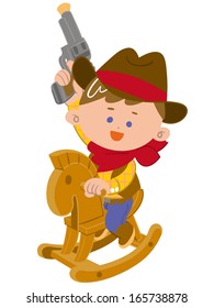 Boy cowboy style