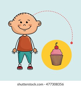 boy cup cake bakery