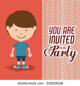 Boy design, vector illustration eps 10