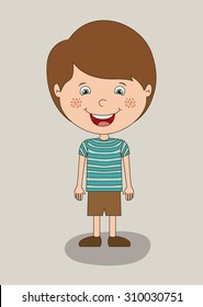 Boy design, vector illustration eps 10