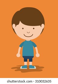 Boy design, vector illustration eps 10