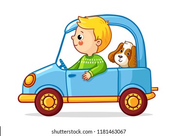 Dog Driving Car Stock Vectors, Images & Vector Art | Shutterstock