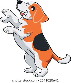 Boy with dog vector 3d HD