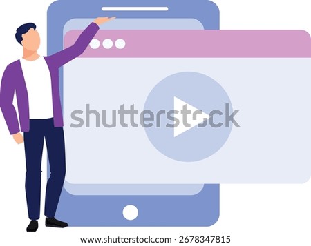 The boy is engrossed in playing a video game, his eyes fixed on the screen, fingers deftly manipulating the controller with intense concentration