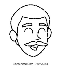 Boy face cartoon