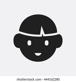 Boy face Icon