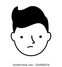 boy face sad expression gesture