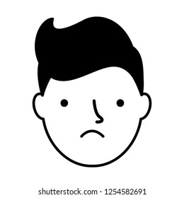 boy face sad expression gesture