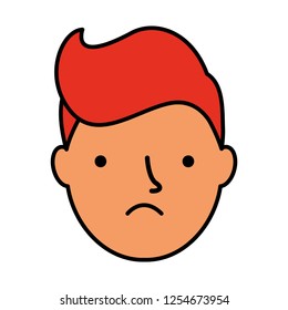 boy face sad expression gesture