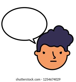 boy face sad speech bubble