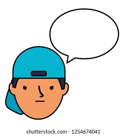 boy face sad speech bubble