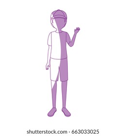 Boy faceless avatar