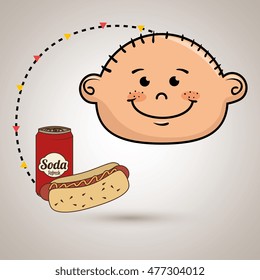 boy fast food