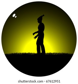 boy in field