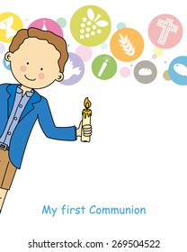 Boy first Communion 