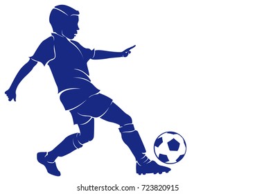 Boy footballer