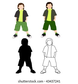 Boy Four Styles Set 02