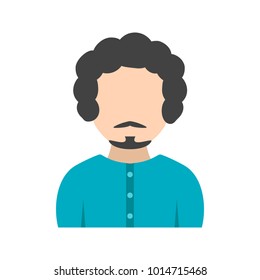 Boy in French Mustache