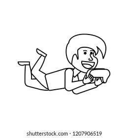 boy with game control character