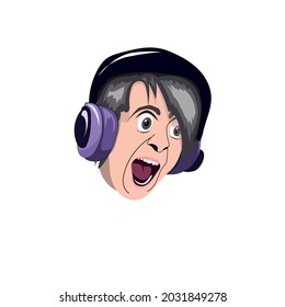 boy gamer playing with headphones