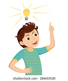 Boy gets idea