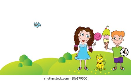 Boy and girl