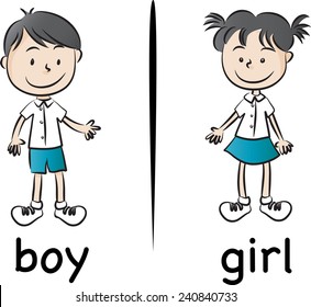 boy and girl