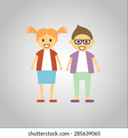 Boy and girl