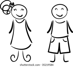Boy and girl