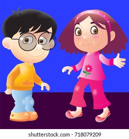 boy and girl