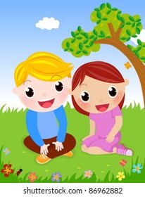  boy and girl