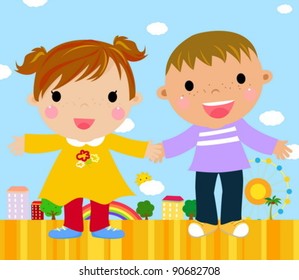  boy and girl