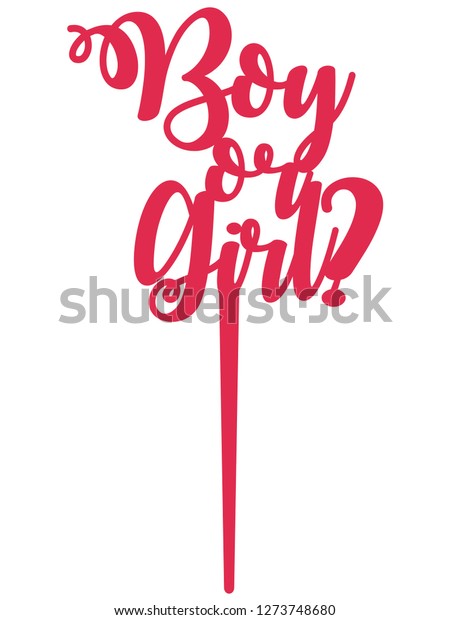 boy girl cake topper