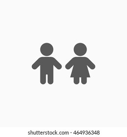 boy and girl, child icon