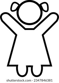 ícono de chico y chica para web y aplicación móvil. signo y símbolo masculino y femenino. mujeres y hombres