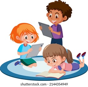 Ilustración del aprendizaje de niños y niñas