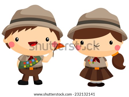 boy and girl scout
