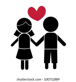 Boy And Girl Silhouette Images Stock Photos Vectors Shutterstock