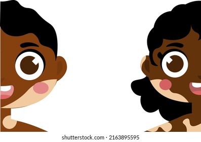 Boy And Girl With Vitiligo